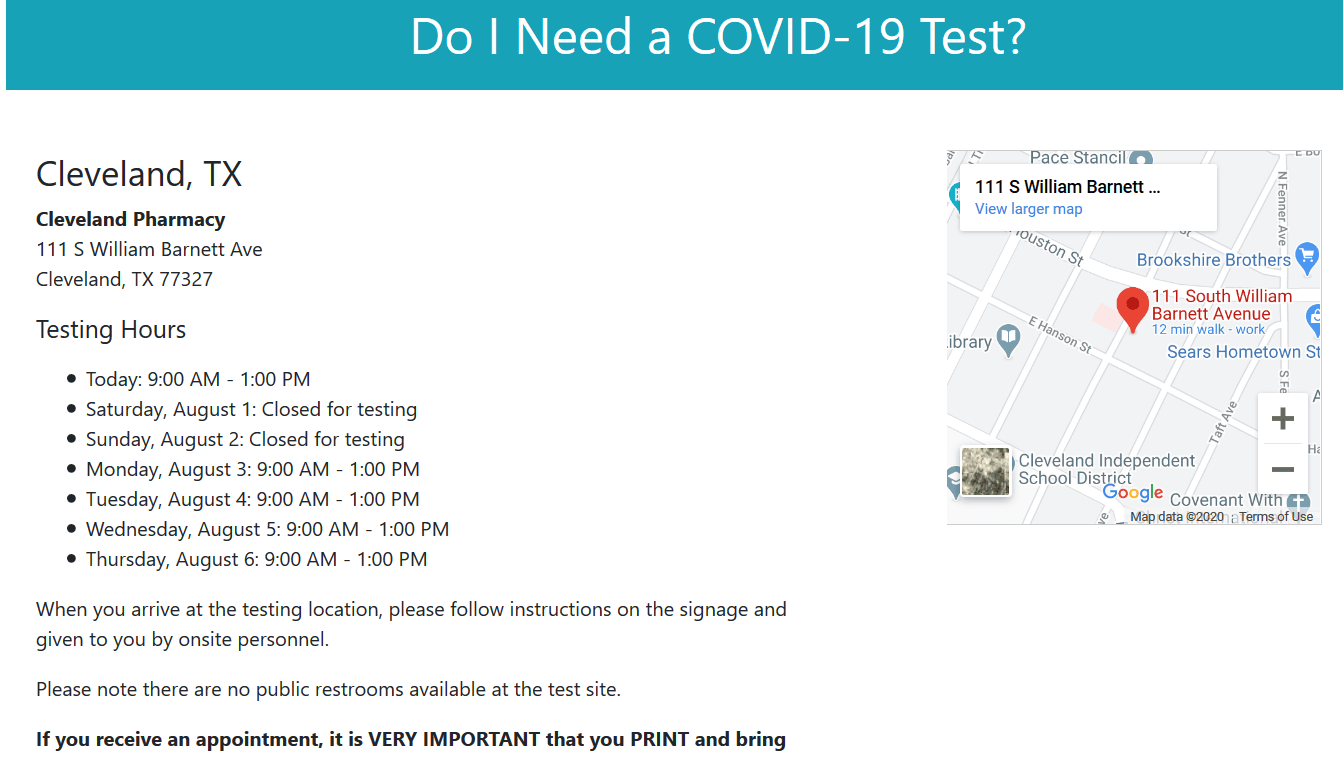 Do I Need a COVID-19 Test  August 2020